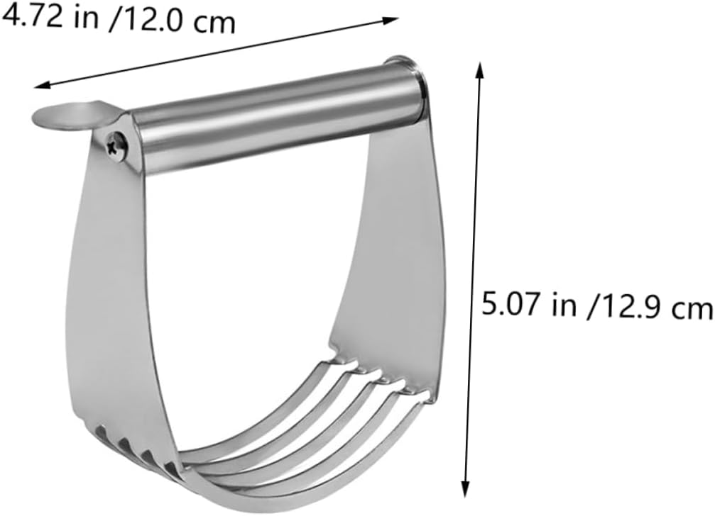 ULTECHNOVO Professional Stainless Steel Dough Pastry Cutter with Heavy Duty Blades Versatile Kitchen Utensil for Baking Easy to Clean for Mashing Potatoes Avocados and More