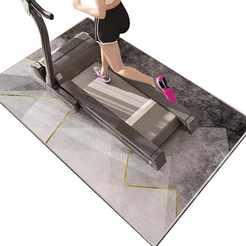 Treadmill-Mat-Indoor-Bike-Mat-Exercise-Bike-Mats-Fitness-Protective-Indoor-Mat-High-Density-Durable-Workout-Mat-Non-Slip-Waterproof-Exercise-Equipment-Mat-Hard-Floor-Size140x200x07cmColorG