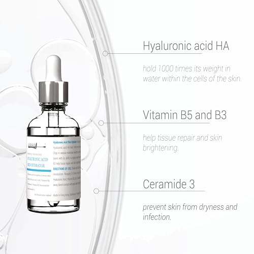 O.S.S.O Gel OSSO Hyaluronic Acid Skin Hydrator Serum 15ml – 3D Hyaluronic Acid, Vitamin B5, Niacinamide & Ceramide 3 – Lightweight Hydrating & Moisturizing Face Serum for Smooth, Supple, Healthy‑Looking Skin