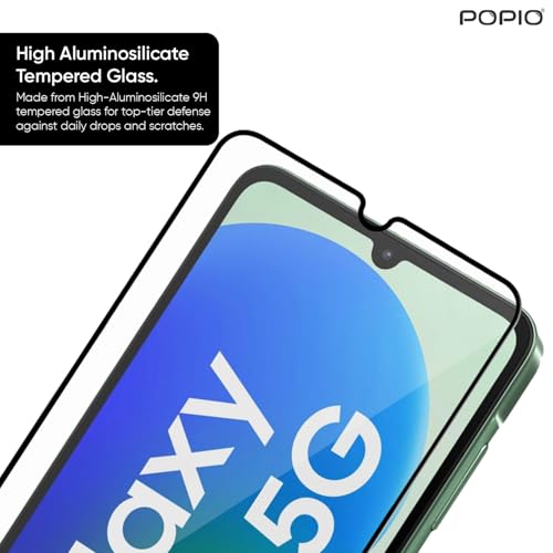 Image of POPIO Military-Grade Gorilla Tempered Glass For Samsung Galaxy F70e / M17e | 9H Hardness, Edge-to-Edge, Bubble-Free