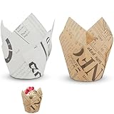 110 moldes de papel para cupcakes, versátiles y fáciles de usar, para bodas, para magdalenas, cumpleaños infantiles y accesorios de fiesta