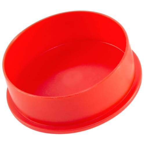 Bouchon plastique Caplugs filetage 1/4 rouge obturateur raccord hydraulique