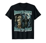 Funny Sarcastic Werewolf Meme Bootleg Vintage Graphic tee. For silly men and women that love mildly perturbing tasteful cringe humor. Funny werewolf wolf gift for friends that are werewolves at heart. Funny alpha wolf sigma meme for halloween and bir...