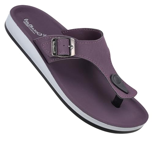 Image of WALKAROO Women's Fashion Sandals with Cushion Sole, Toe Seperator, Broad Straps and Lightweight - WE2349
