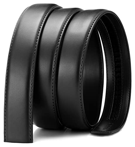 CHAOREN Ratchet Belt Strap Only 1 1/4", Replacement Leather Belt for 32mm Buckle2