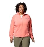 Columbia Womens Benton Springs Full Zip Fleece Jacket, Alpenglow, Medium