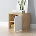 ZZFF Cube organizer do przechowywania z drzwiami, nowoczesny drewniany regał na książki, DIY modułowy regał Cubby szafka do salonu sypialni biura I 30 x 30 x 30 cm (12 x 12 x 12 x 12 cali)