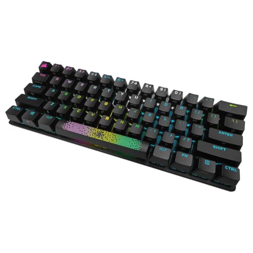 Corsair K70 PRO MINI Wireless RGB 60% Mechanical Gaming Keyboard (Fastest Sub-1ms Wireless, Swappable Cherry MX Speed Keyswitches, Aluminum Frame, PBT Double-Shot Keycaps) QWERTY, NA Layout - Black - Image 6