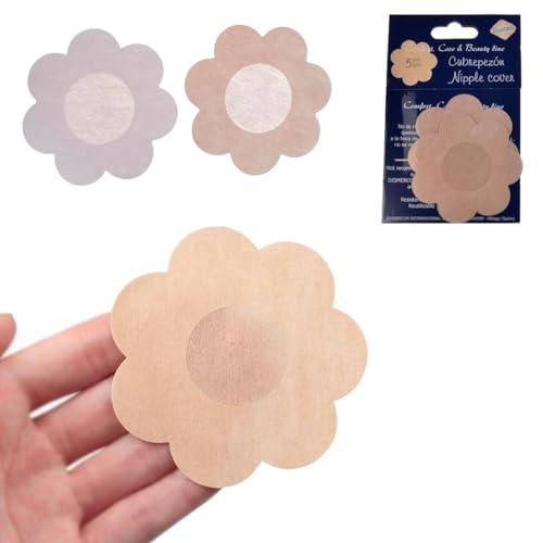 Centercoisas Protetor Tapa Mamilo Adesivo Pétalas 5 Pares - RT013