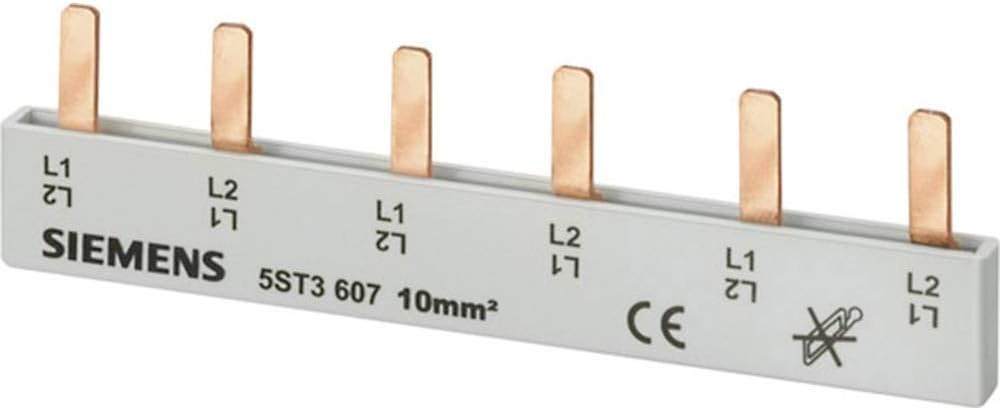 Siemens 5ST3615 Pin Busbar 10mm2 3P, Fixed Length 12TE