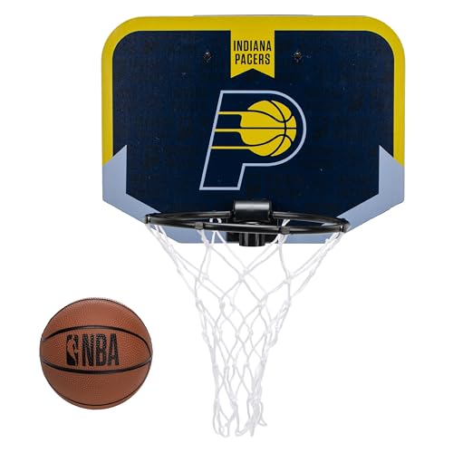 Franklin Sports NBA Indiana Pacers Mini Over the Door Basketball Hoop