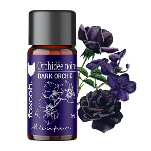 FoxCoh, Orchidée noire 10ml, Concentré de parfum - Diffusion, Cosmétique, Massage, Bain...