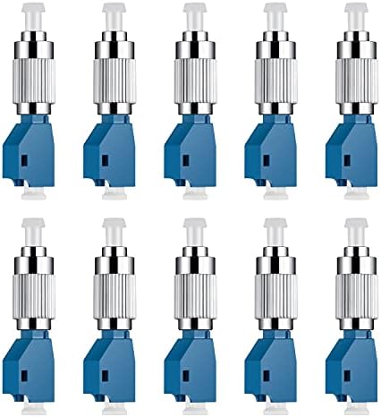 2 Pcs Visual Fault Locator Adapter, MSDADA Fiber Optic Connector, Single Mode 9/125um FC Male to LC Female Adapter for VFL Connector