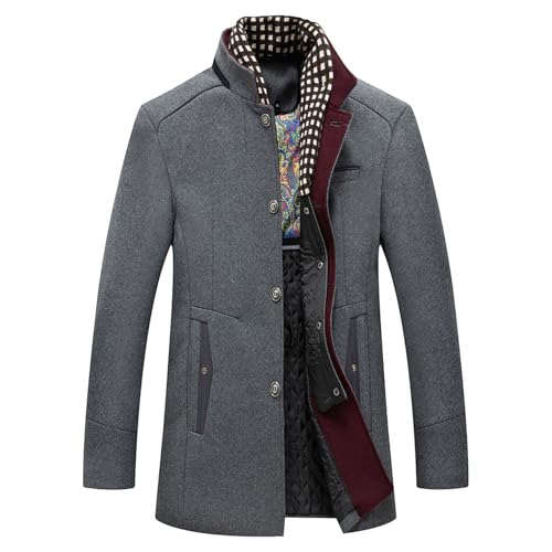 Manteau laine homme hiver haut de gamme et veste élégante