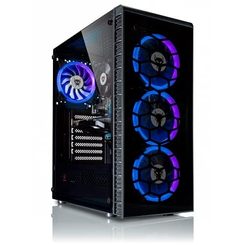 BEASTCOM Q3 | Essential Gaming PC | Gamer Computer | AMD Hexacore 6X 3.80Ghz | 16GB RAM | 256GB SSD + 1TB | nVidia GeForce GT 1030 2GB | HDMI | WLAN | Windows 10 Pro | Office 2019