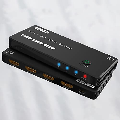 y8KŁzSikai HDMIؑ֊ 31o HDMI 2.1Ki HDMIZN^[ 8K@60Hz 4K@120Hzx 8KW 48Gbpsш敝 3D/tHD/UHDΉ HDMIXCb` 蓮ؑ֋@\ 蓮 ؂ւ 31o