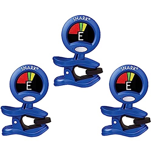 Snark SN1X Clip on Tuner Enhanced SN-1 Bundle x 3