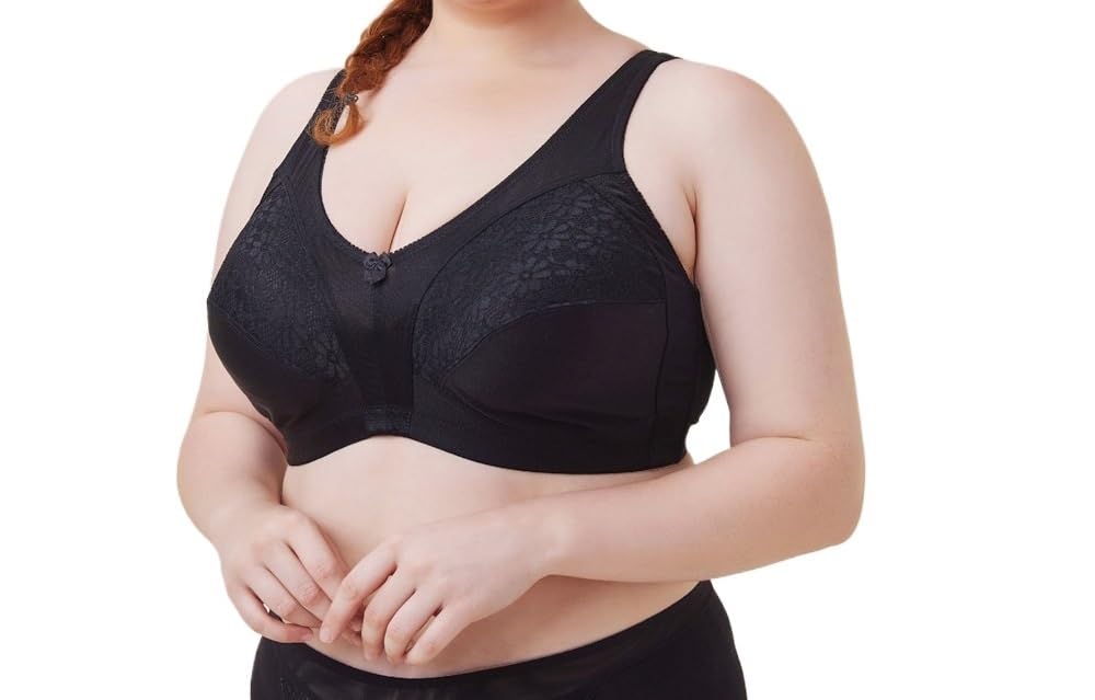 Missionary Brasier 2024 de talla grande, delgado, transpirable, copa grande, sin esponja, pecho grande para mujer, pequeño, brasier sin anillo de acero