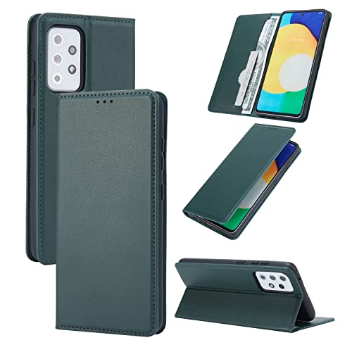 Image of Sharp Icon flip Cover for Oneplus 11R 5G Faux Leather Wallet flip case Cover - Green