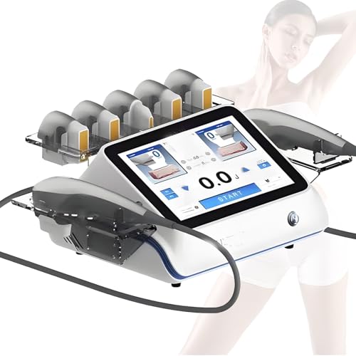 ROGHA Dispositivo Multiusos HIFU para el Cuidado de la Piel, máquina de Belleza Antiarrugas para Lifting Facial y reafirmación de la Piel, 7 Cartuchos (4 faciales, 3 corporales)