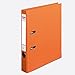 Produktbild 4er Packung Herlitz Ordner maX.file protect+ A4 Voll-PP-Folienbezug Wechselfenster (orange schmal, 4)