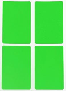 Royal Green Colour Coding Labels in 15 Colors - Rectangular Assorted Colored Label Stickers 7.5 cm x 5 cm 60 Pack