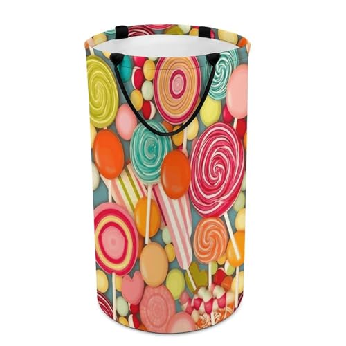 Panier à linge pliable Lollipops avec poignées pour vêtements et jouets