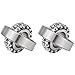 Self Aligning Ball Bearing Double Row High Speed Low Noise Proof Radial Bearing Kit for Industrial Machinery Automotive Gearbox High Carbon Steel 2Pcs Set (1307)