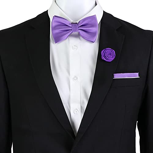 Set de corbata y accesorios de poliéster para hombre miniatura 3