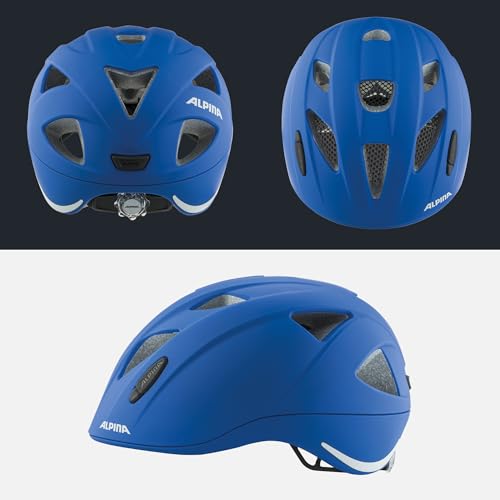 ALPINA Ximo L.E. Kinderfahrradhelm, Blue matt, 49-54 cm – Ansicht 4