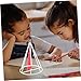 HORIALENCE 1 Set Geometric Models Set Cylinder Cone Volume Demonstrator with Metal Frame for Interactive Geometry Teaching Educational Tool for Elementary Math Comprehension