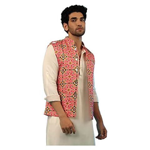 STYLE INSTANT Men's Nehru Jacket Waistcoat Cover