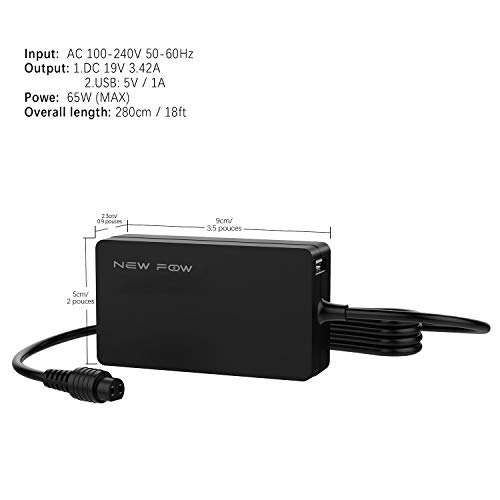 65W Alimentatore CA da per caricabatterie per HP