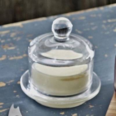 Artesa Mini Glass Serving Cloche Butter Dish by Lakeland