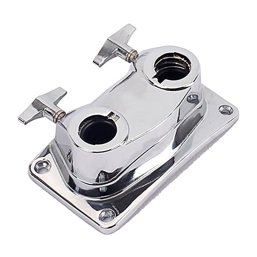 Soporte de Montura para Tom de Batería Metal Durable de Doble Agujero Toddmomy, Abrazadera de Montaje para Platillo, Ligero y Fácil de Usar, Accesorio para Percusión miniatura 1