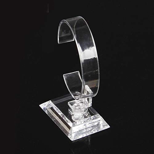 BianchiPatricia Clear Acrylic Watch Display Holder Stand Rack Showcase Tool Transparent Stand