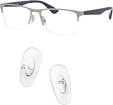 14mm Pressure Nose Pads Repair Kit for Ray-Ban Glasses RB6335 Extra Lens Cloth