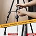 PREXISO Professional Laser Level Tripod - 61 Inch Sturdy Aluminum Tripod for Laser Levels, Lightweight Extendable Tripods Stand with Bag, Anti-Slip Feet, Quick Release Plate with 1/4