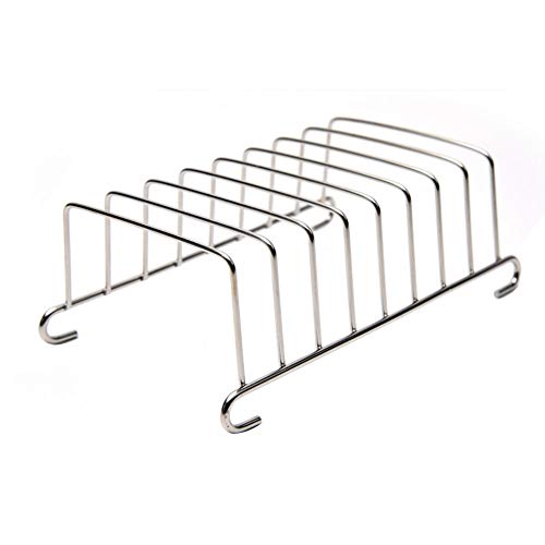 Soporte para tostadas de acero inoxidable, 2 piezas para pan, accesorios para la freidora de aire, rejilla de refrigeración de cocina, alimentos, soporte de galletas, herramientas de restaurante Cover