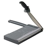 JIELISI Taglierina manuale a ghigliottina per fogli formato A4, con protezione di sicurezz...