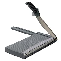 JIELISI A4 Papierschneider, Schnittleistung bis zu 10 Blatt, 12 Zoll Schnittlänge, Manuelle Guillotine-Papierschneidemaschine, Hebelschneider Schere für Papier und Fotos（Dunkelgrau）