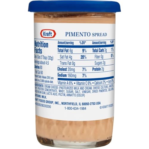 Kraft Pimento Cheese Spread 5 Oz (Pack of 2)