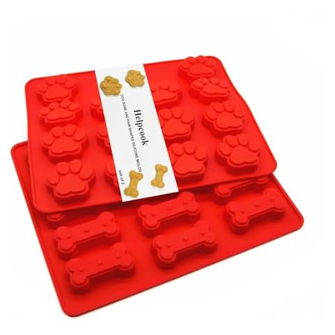 Pet Dog Paws & Bone Shape Silicone Baking Molds-Chocolate&Cake and Candy Mold-Combo Pack (2 MOLD) Cover
