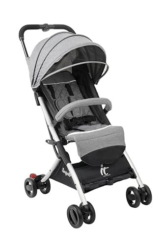 Carrinho de Bebê IT Metal Prata Burigotto