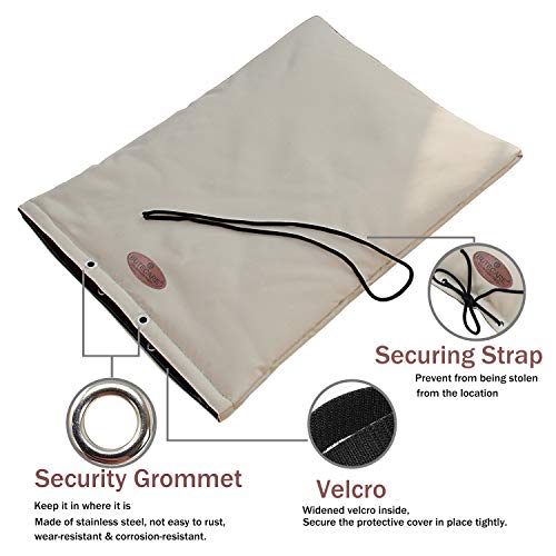 Butecare Backflow Insulation Cover, 17” W X 21” H Backflow Winter Cover Pouch For Backflow System, Outdoor Winter Pipe Freeze Protection, Water Sprinkler Valve, Meter, And Controller #TOP4