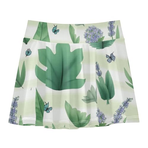 Girls Tennis Skirts with Shorts Flowy Skorts for Little Girl Kids Pleated Skort with Pockets2