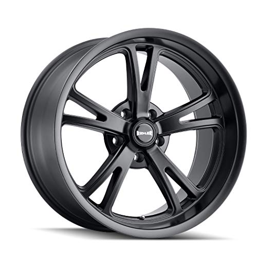 Ridler 607 22x9 5x115 +20mm Matte Black Wheel Rim 22  Inch
