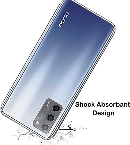 Image of Soft Flexible Silicone Back Cover Compatible with Oppo A53s 5G / Oppo A16