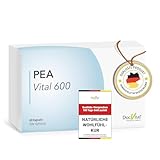 DocVital® PEA Kapseln 1200mg hochdosiert - Palmitoylethanolamid in pharmazeutischer Qualität - PEA Vital 600 - vegan - laborgeprüft - deutsches Qualitätsprodukt - hohe Bioverfügbarkeit