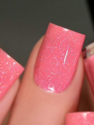 Image of ILNP Paper Heart - Brink Pink Holographic Nail Polish